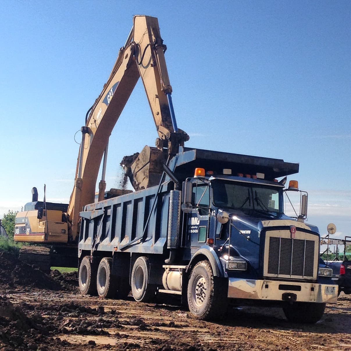 Demolition background